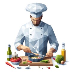 요리사,쉐프,요리,주방,요리모자,유니폼,그림,삽화
