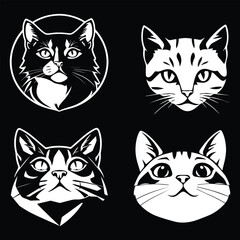 Cat Face Icons - Multi Series