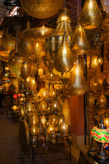 Die Lichter in der Medina von Marrakesch