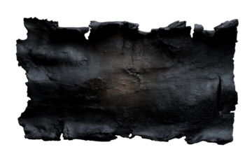 Black textured paper with rough edges for creative design projects