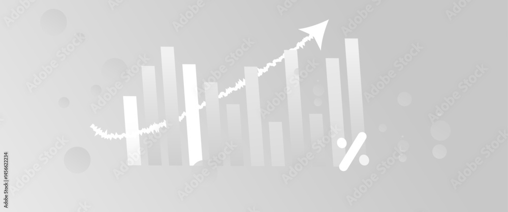 Aufkleber abstract grey circuit line technology pattern on white background, futuristic vector illustration of