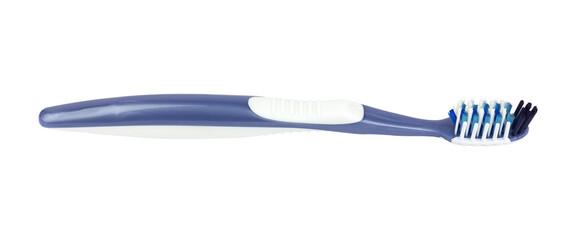 plastic toothbrush isolated from background	