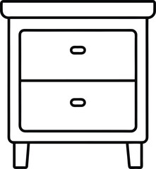 furniture set isolated on white