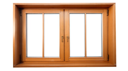 Obraz premium a wooden window with a glass pane