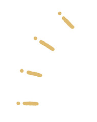 手書きのキラキラ･ひらめき等の表現の装飾 - シンプルでかわいい光のイメージのあしらい素材