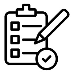 Requirement Vector Line Icon Design