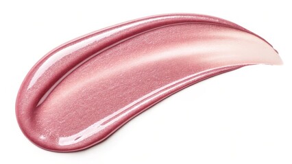 Pink Lip Gloss Swatch Shimmery Texture, Smooth Application, Cosmetic Product, Makeup ,lip gloss,cosmetics