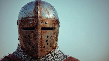 Medieval Knight Armor with Iron Helmet – Les Médiévales de Provins Festival Icon