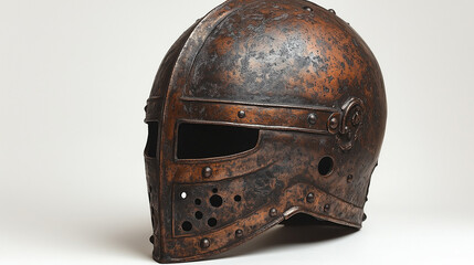 Rustic Medieval Helmet Display – Les Médiévales de Provins Historic Festival