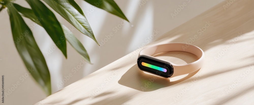 Poster wearable technology device with color display