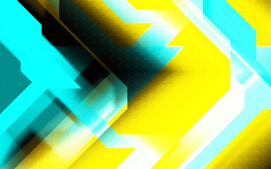 Naklejka premium abstract background in scifi futuristic cyberpunk gaming concept, 2d illustration rendering, a y2k technology aesthetic vibes