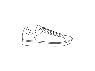 Men's shoes hand drawn collection.Various types of male shoes casual boots, sneakers, formal shoes, vector sketch illustration,front, back, top, side, sneakers, isolated on white background.