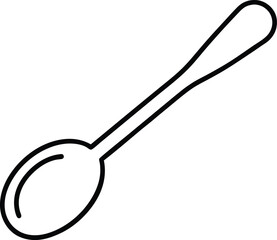 spoon on white background