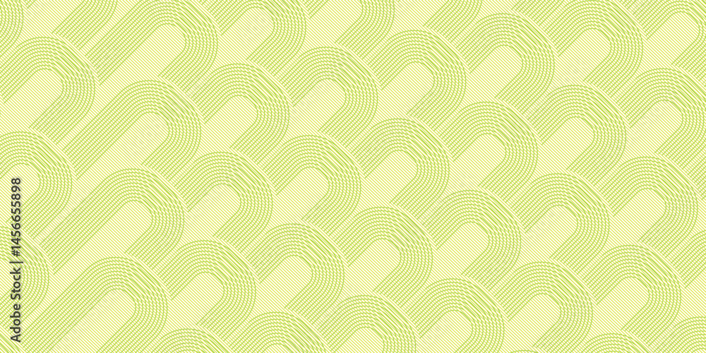 Poster simple line art green pattern. geometric patterns, abstract patterns, seamless patterns. modern vect