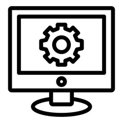 Software Vector Line Icon Design
