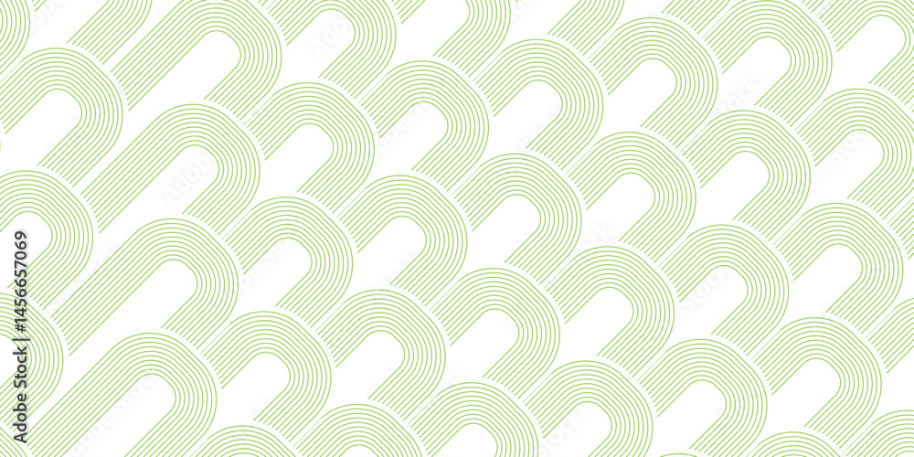 Poster simple line art green pattern. geometric patterns, abstract patterns, seamless patterns. vector illu