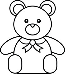 Fototapeta premium teddy bear with gift box