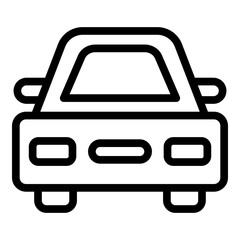 Car Vector Line Icon Design
