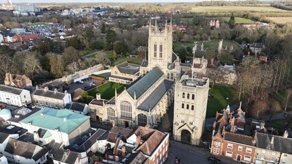Bury St Edmunds Suffolk UK drone,aerial © Air Video UK 