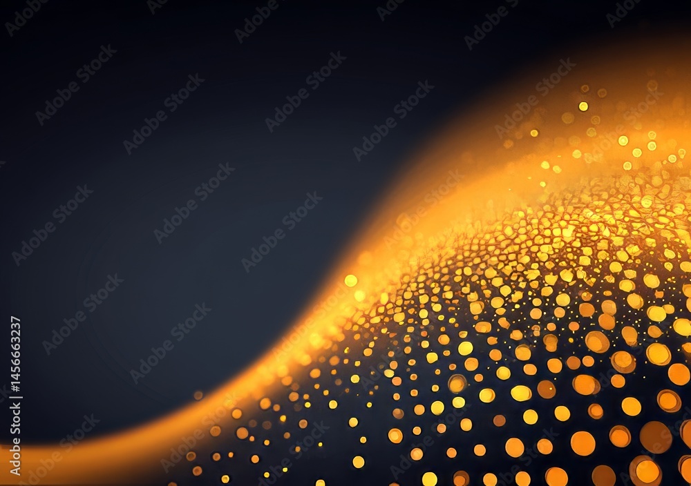 Poster a dark teal and orange gradient serves as the foundation for this digital background, which is furth