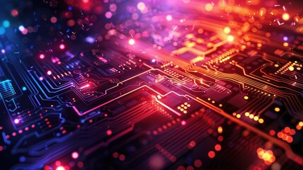 Abstract digital shape or line of technological cyber style particle design connect in surreal electric style shape designing. High tech scene express mysterious pattern perfect for wallpaper. AIG53.