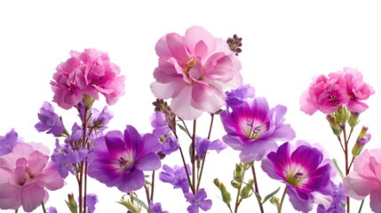 a group of flowers in a vase on a table