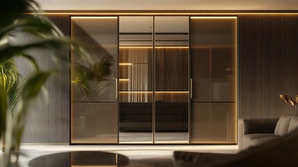 Modern walk in closet design