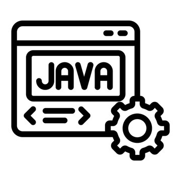 Java file icon with gear representing Java language configuration.