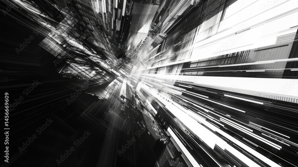 Poster abstract complex glitch with pixel effect in tech background use shading and glitches texture expres