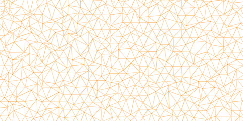 Abstract of simple golden line triangle pattern geometric background .white background creative and geometric shape with golden luxury pattern .and white geometric background with low poly triangle