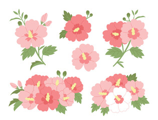 무궁화 일러스트 모음