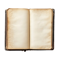 Naklejka premium Blank open notebook inspires creativity