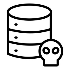 Data Vector Line Icon Design