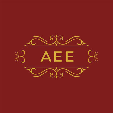 AEE Creative Unique Modern Letter Logo Design.