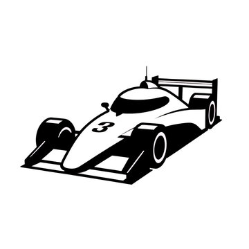 Racecar_Vector_Illustration_Black_and_White