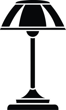 recommend clip art: Table lamp silhouette, table lamps black silhouette,table lamp vector,  vector illustration 