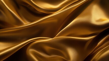 Fototapeta premium Golden Silk Drapery: A Luxurious Textured Background