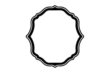 Mirror Frame icon vector silhouette illustration isolated on white background