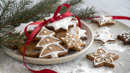 Festive baking event christmas cookie decoration home kitchen recipe tutorial cozy atmosphere creative experience holiday spirit