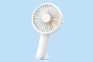 Portable handheld fan for summer cooling and convenience