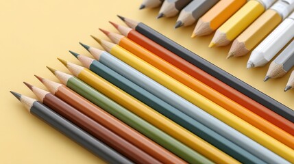 Colorful Stationery Arrangement for Back to School Supplies