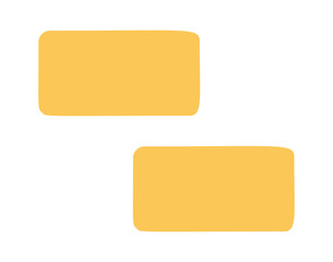 Brick building material hand drawn