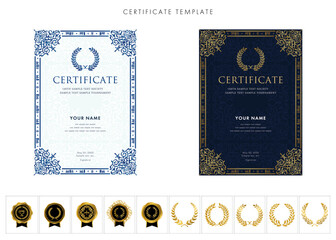 賞状２８３　certificate　award　表彰状　celebration