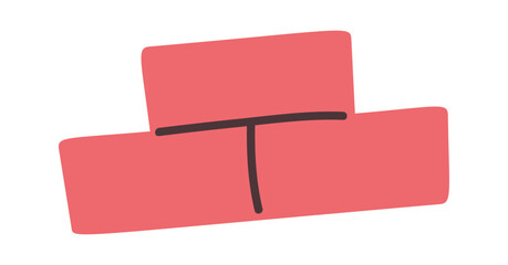 Brick wall part hand drawn