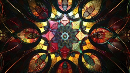 Abstract crystal texture effect decorated with vibrant light in modern design. Seamless modern art of gem surface in luxury graphic create complex pattern. Perfect elegance style background. AIG53.