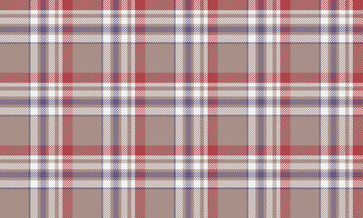 Seamless plaid, cream, white, purple, red, unique combination, suitable for designing clothes, skirts and pants, adding style and interest to your look.