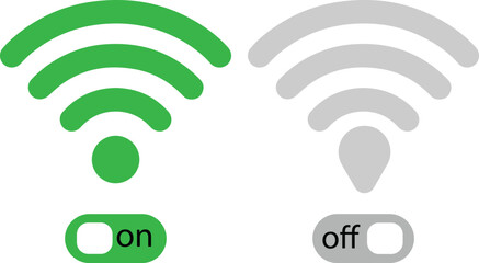 wifi icons vector, wireless signal icons, dual wifi symbols