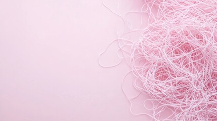 Trend Angel Hair  Dubai chocolate with pistachio nut paste and Pismaniye (Turkish cotton candy). Trendy white and pink cocoa spread dessert banner.
