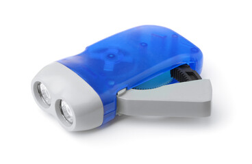 Hand press led dynamo flashlight