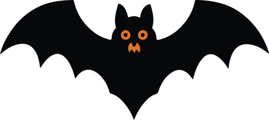 bat vector, bat with orange eyes, spooky bat, Halloween bat, dark bat, flying bat, vector bat, eerie bat, bat illustration, spooky vector bat